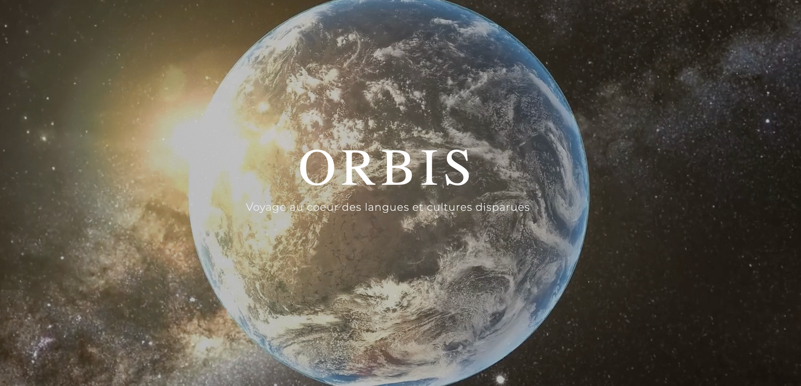 Interface Orbis - Évolution des langues